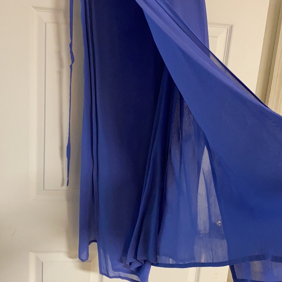 Gorgeous chiffon size 10 envelope maxi skirt - Picture 3 of 4